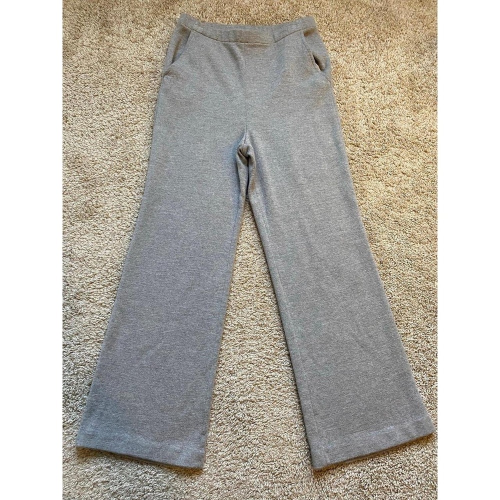 St John Knit Pull On Pants Grey Pockets Women X-Small s15
